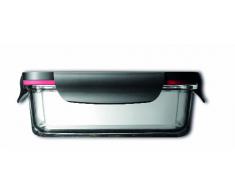 Silit 21.4129.3316 Rettangolare Contenitore per Pranzo 0.75L Nero, Rosso, Trasparente 1pezzo(i) recipiente per Cibo