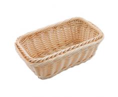 Aps 42967-16 Cesta Porta Pane GN 1/4, Polyrattan