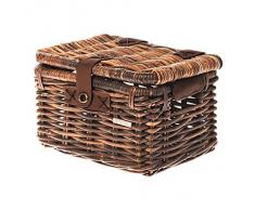 Basil cestino da bicicletta Denton, Unisex, Fahrradkorb Denton S, Nature Brown, Taglia unica