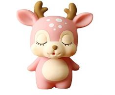 Salvadanaio a Forma di Cervo, Salvadanaio in Plastica Morbida a Forma, per Regalo di Compleanno per Ornamento Domestico, per Conservare i Soldi per Bambini