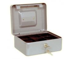 METALPLUS - CASSETTA PORTAVALORI SECUR 25X18X9CM GRIGIO