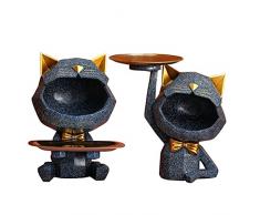 MTFBQ Svuota Tasche da Ingresso Moderno Gioielli Svuotatasche Animale, Portachiavi Portaoggetti da Tavolo Set di Organizer per Piatti di Caramelle, Svuotatasche Thun,Ciotole Decorative per Soggiorno