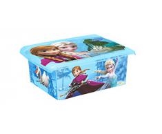 Contenitore con Coperchio keeeper Frozen, 39 x 29 x 14 cm, 10 L, Filip, Blu Trasparente