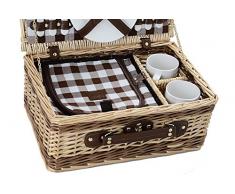 Laguiole cesto de picnic 15pcs.