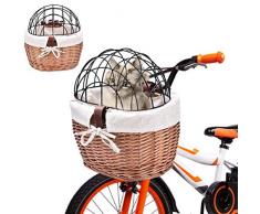 Borsa per bicicletta, cestino per bicicletta per cani e gatti