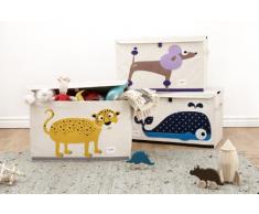 Cassapanca per giocattoli, motivo: leopardato