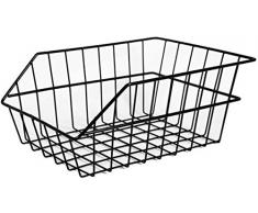 artex 31.09.81 Cestino Bici Posteriore Nero Grande Misure Cm 39x30x17h è Necessario Il Portapacchi