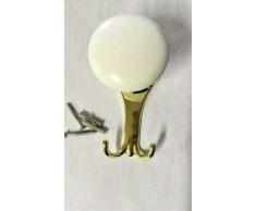 Oreca Appendiabiti APPENDINO Gancio Doppio Dorato ZAMA E FAGGIO 130 millimeters