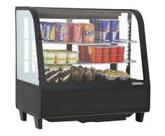 Casselin - cvr100ln - Vitrine réfrigérée à poser 100l noir
