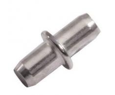 ajile - 50 pièces - Taquet en acier nickelé diam. 5 mm pour étagère en bois - BTE101-L