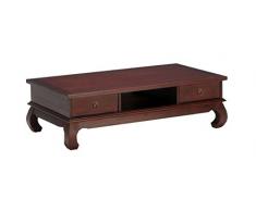 Weber Industries 070314 Contemporain Opium Exotique Table Basse 4 Tiroirs Bois 130 x 38 x 69 cm