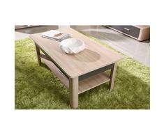 JUSThome Fill Ensemble de meubles de salon Couleur Sonoma Ch?ne / Graphite laqué haute brillance