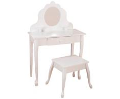 KidKraft - 13009 - Coiffeuse avec tabouret - Taille moyenne (Import Allemagne)