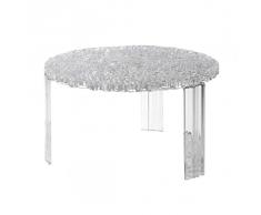 Kartell table, cristal
