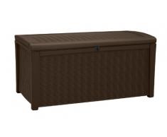 keter12COFFRE RIO Coffre de Rangement pour le Jardin Marron 400 L