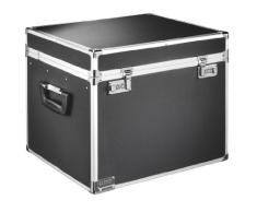 Leitz 6714-00-95 11 Malle de Rangement 40 Dossiers Suspendus - Noir/Chrome