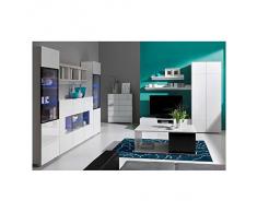 JUSThome Gordia Ensemble de meubles de salon 1 Blanc / Blanc Mat