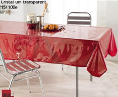 dÃ©corline nappe ovale 140x240cm 15/100e transparent