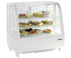 Casselin - cvr100lb - Vitrine réfrigérée à poser 100l blanc