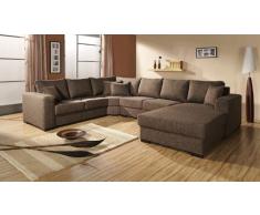 Canape dangle 6 places OARA Brun clair Angle droit by Meublesline