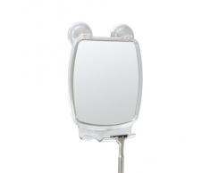 InterDesign 52150EU Miroir Rectangulaire sans Buée à Ventouses Verrouillables Transparent