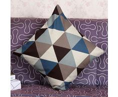 Malloom® Coussin GéoméTrique Couvre Coussins Oreillers Décoratifs Décor à La Maison (Bleu)