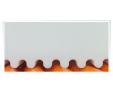 MiaSuite Matelas orthopédique en Waterfoam (polyuréthane expansé) 90x200x18 cm Bianco
