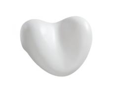 Wenko 18936100 Coussin de Baignoire en Coeur Tropic Blanc