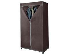 Domopak Living Armoire en tissu non tissé Marron uni