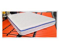Matelas mousse orthopédique et antiacarien à mémoire de forme - Deux personnes 140x200 cm - 22cm épaisseur