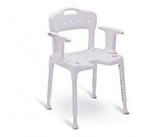 Etac Swift Chaise de douche avec dossier et accoudoirs