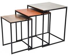 KARE Design Table d'appoint carrée Marron