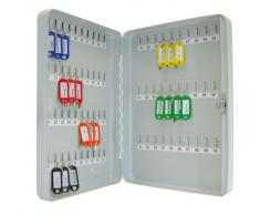 Wedo 10256537X Armoire à clés pour 70 clés 28,0 x 6,0 x 37,0 cm Gris lumière