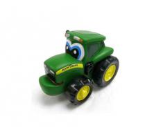 TOMY - Tracteur Jouet Enfant, Pousse Roule Johnny Le Tracteur de John Deere 42925, Jouet Éducatif, Jouet Premier Âge, Adapté aux Enfants de 18mois+
