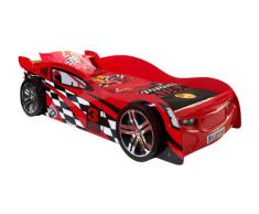 Vipack SCNS200R Night Speeder Lit Voiture pour Enfant MDF Rouge 229 x 110 x 60 cm