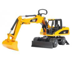 BRUDER - 02445 - Pelleteuse CATERPILLAR sur roues - Jaune