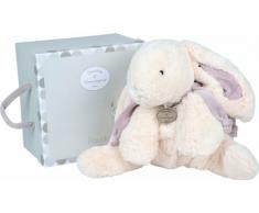 Doudou et Compagnie Lapin Bonbon - Range-Pyjama + Coffre - Taupe