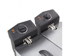 Friteuse Tristar FR-6937 â Contenance 2 x 3 l â Les deux cuves peuvent être utilisées séparément