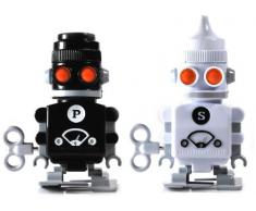 SUCK UK Robots salière et poivrière
