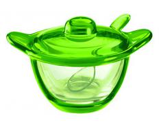 Guzzini 23170044 Coupelle à Fromage/Sucrier Vert Acide 10 x 16,5 x 12,5 cm