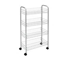 Metaltex Ascona 340104 Desserte de cuisine - Revtement Polytherm 41 x 23 x 84 cm