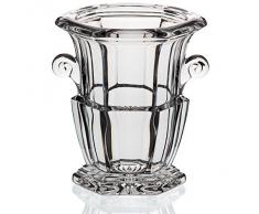 Seau à glace, refroidisseur de bouteille, collection "OPERA", transparent, 17 cm, cristal au plomb (GERMAN CRYSTAL powered by CRISTALICA)