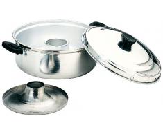 Ibili 100630 Faitout Four en aluminium poli 30 cm avec anses en bakélite.