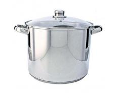 Kitchen Fun by Beka 13113244 Marmite + couvercle verre en acier inoxydable 24 cm