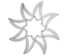 A di Alessi AUGH Dessous de plat extensible en acier inoxydable