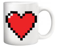 Kikkerland KKCU44 Mug Thermographique Coeur Pixel