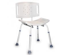 Chaise de douche-Siège de douche réglable en hauteur -pieds antidérapants