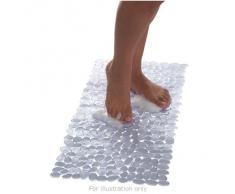 Posh Porschey Tapis de douche antidérapant et antibactérien Motif galets Extra long 90 x 40 cm