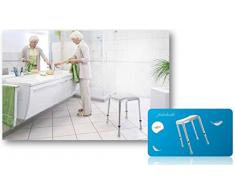 Tabouret de douche Dot réglable en hauteur