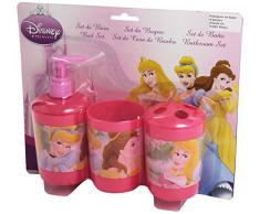 DISNEY PRINCESSE SET DE SALLE DE BAIN 3 PIECES